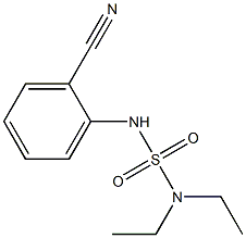 2-[(diethylsulfamoyl)amino]benzonitrile Struktur