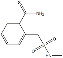 2-[(methylsulfamoyl)methyl]benzene-1-carbothioamide Struktur