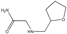 2-[(oxolan-2-ylmethyl)amino]acetamide Struktur