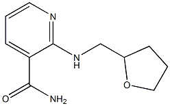 2-[(oxolan-2-ylmethyl)amino]pyridine-3-carboxamide Struktur