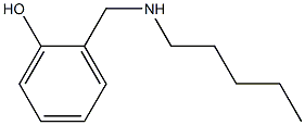 2-[(pentylamino)methyl]phenol Struktur