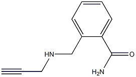 2-[(prop-2-yn-1-ylamino)methyl]benzamide Struktur