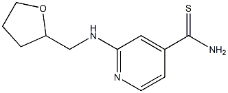 2-[(tetrahydrofuran-2-ylmethyl)amino]pyridine-4-carbothioamide Struktur