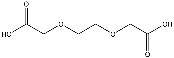 2-[2-(carboxymethoxy)ethoxy]acetic acid Struktur