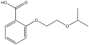 2-[2-(propan-2-yloxy)ethoxy]benzoic acid Struktur