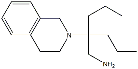 2-[4-(aminomethyl)heptan-4-yl]-1,2,3,4-tetrahydroisoquinoline Struktur