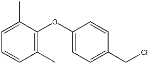 2-[4-(chloromethyl)phenoxy]-1,3-dimethylbenzene Struktur