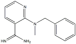 2-[benzyl(methyl)amino]pyridine-3-carboximidamide Struktur