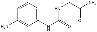 2-{[(3-aminophenyl)carbamoyl]amino}acetamide Struktur