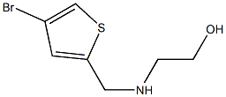 2-{[(4-bromothiophen-2-yl)methyl]amino}ethan-1-ol Struktur