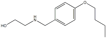 2-{[(4-butoxyphenyl)methyl]amino}ethan-1-ol Struktur