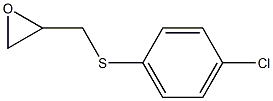 2-{[(4-chlorophenyl)sulfanyl]methyl}oxirane Struktur