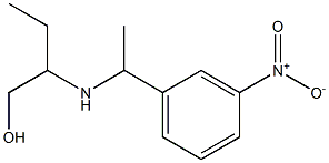 2-{[1-(3-nitrophenyl)ethyl]amino}butan-1-ol Struktur