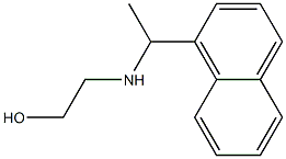 2-{[1-(naphthalen-1-yl)ethyl]amino}ethan-1-ol Struktur