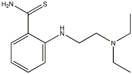 2-{[2-(diethylamino)ethyl]amino}benzene-1-carbothioamide Struktur