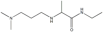 2-{[3-(dimethylamino)propyl]amino}-N-ethylpropanamide Struktur