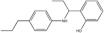 2-{1-[(4-propylphenyl)amino]propyl}phenol Struktur