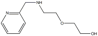 2-{2-[(pyridin-2-ylmethyl)amino]ethoxy}ethan-1-ol Struktur