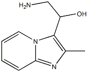 2-amino-1-(2-methylimidazo[1,2-a]pyridin-3-yl)ethanol Struktur