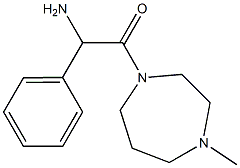 2-amino-1-(4-methyl-1,4-diazepan-1-yl)-2-phenylethan-1-one Struktur