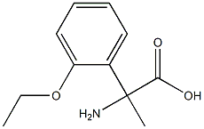 2-amino-2-(2-ethoxyphenyl)propanoic acid Struktur