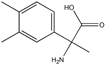 2-amino-2-(3,4-dimethylphenyl)propanoic acid Struktur