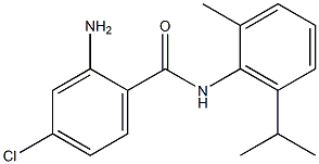 2-amino-4-chloro-N-[2-methyl-6-(propan-2-yl)phenyl]benzamide Struktur