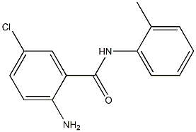 2-amino-5-chloro-N-(2-methylphenyl)benzamide Struktur