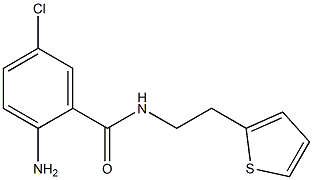 2-amino-5-chloro-N-(2-thien-2-ylethyl)benzamide Struktur