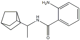 2-amino-N-(1-{bicyclo[2.2.1]heptan-2-yl}ethyl)benzamide Struktur