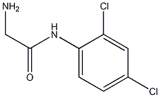 2-amino-N-(2,4-dichlorophenyl)acetamide Struktur