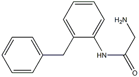 2-amino-N-(2-benzylphenyl)acetamide Struktur