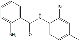 2-amino-N-(2-bromo-4-methylphenyl)benzamide Struktur