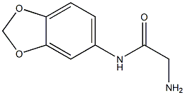 2-amino-N-(2H-1,3-benzodioxol-5-yl)acetamide Struktur