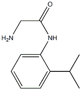 2-amino-N-(2-isopropylphenyl)acetamide Struktur