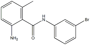 2-amino-N-(3-bromophenyl)-6-methylbenzamide Struktur