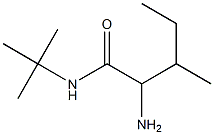 2-amino-N-(tert-butyl)-3-methylpentanamide Struktur