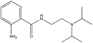 2-amino-N-{2-[bis(propan-2-yl)amino]ethyl}benzamide Struktur