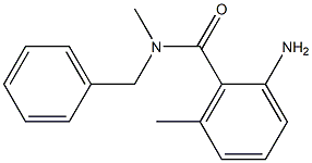 2-amino-N-benzyl-N,6-dimethylbenzamide Struktur