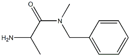 2-amino-N-benzyl-N-methylpropanamide Struktur