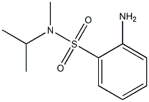 2-amino-N-isopropyl-N-methylbenzenesulfonamide Struktur