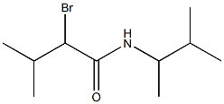 2-bromo-3-methyl-N-(3-methylbutan-2-yl)butanamide Struktur