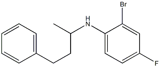 2-bromo-4-fluoro-N-(4-phenylbutan-2-yl)aniline Struktur