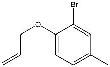 2-bromo-4-methyl-1-(prop-2-en-1-yloxy)benzene Struktur