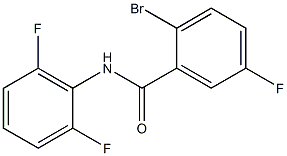 2-bromo-N-(2,6-difluorophenyl)-5-fluorobenzamide Struktur