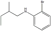 2-bromo-N-(2-methylbutyl)aniline Struktur