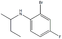 2-bromo-N-(butan-2-yl)-4-fluoroaniline Struktur