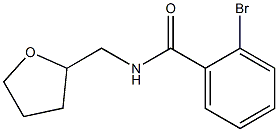 2-bromo-N-(tetrahydrofuran-2-ylmethyl)benzamide Struktur