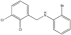 2-bromo-N-[(2,3-dichlorophenyl)methyl]aniline Struktur