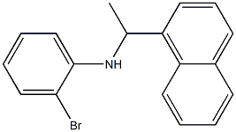 2-bromo-N-[1-(naphthalen-1-yl)ethyl]aniline Struktur